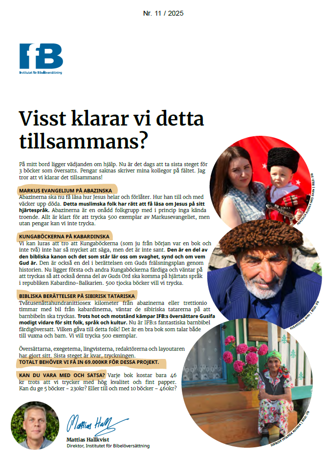 IFB Nyheter 11-2025