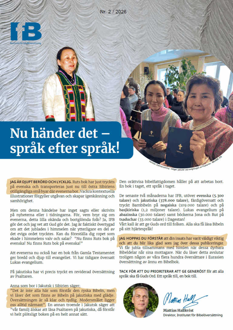 IFB nyheter #2/2026