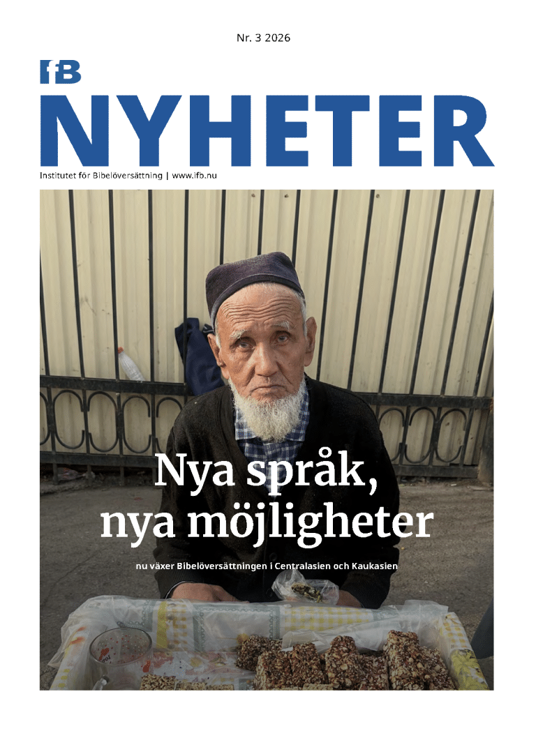 bibelöversättning i Centralasien - IFB Nyhetsbrev nr3/2026 -
