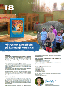 IFB Nyhetsbrev Oktober 2026