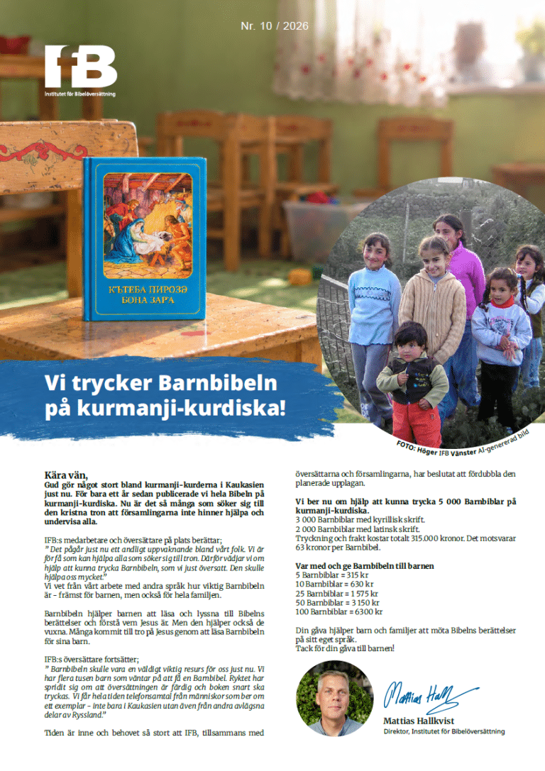 IFB Nyhetsbrev Oktober 2026